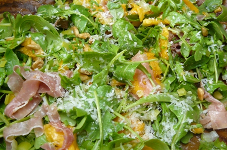 arugula fall salad