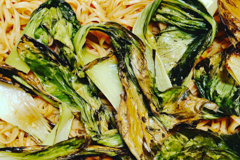 roasted baby bok choy