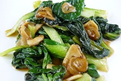 baby bok choy with garlic