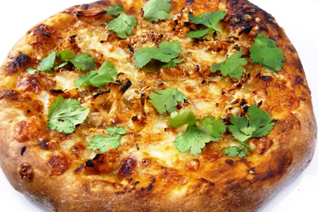 barbecue-chicken pizza