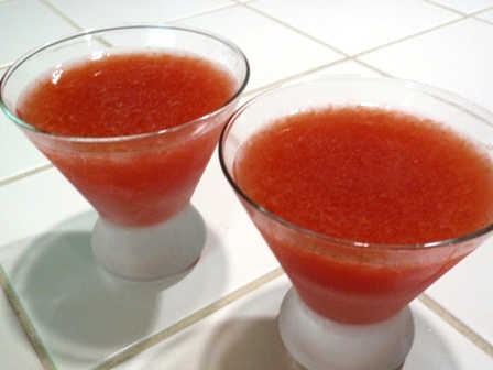 blood orange martini