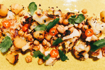 IndianRoastedCauliflowerPineapple