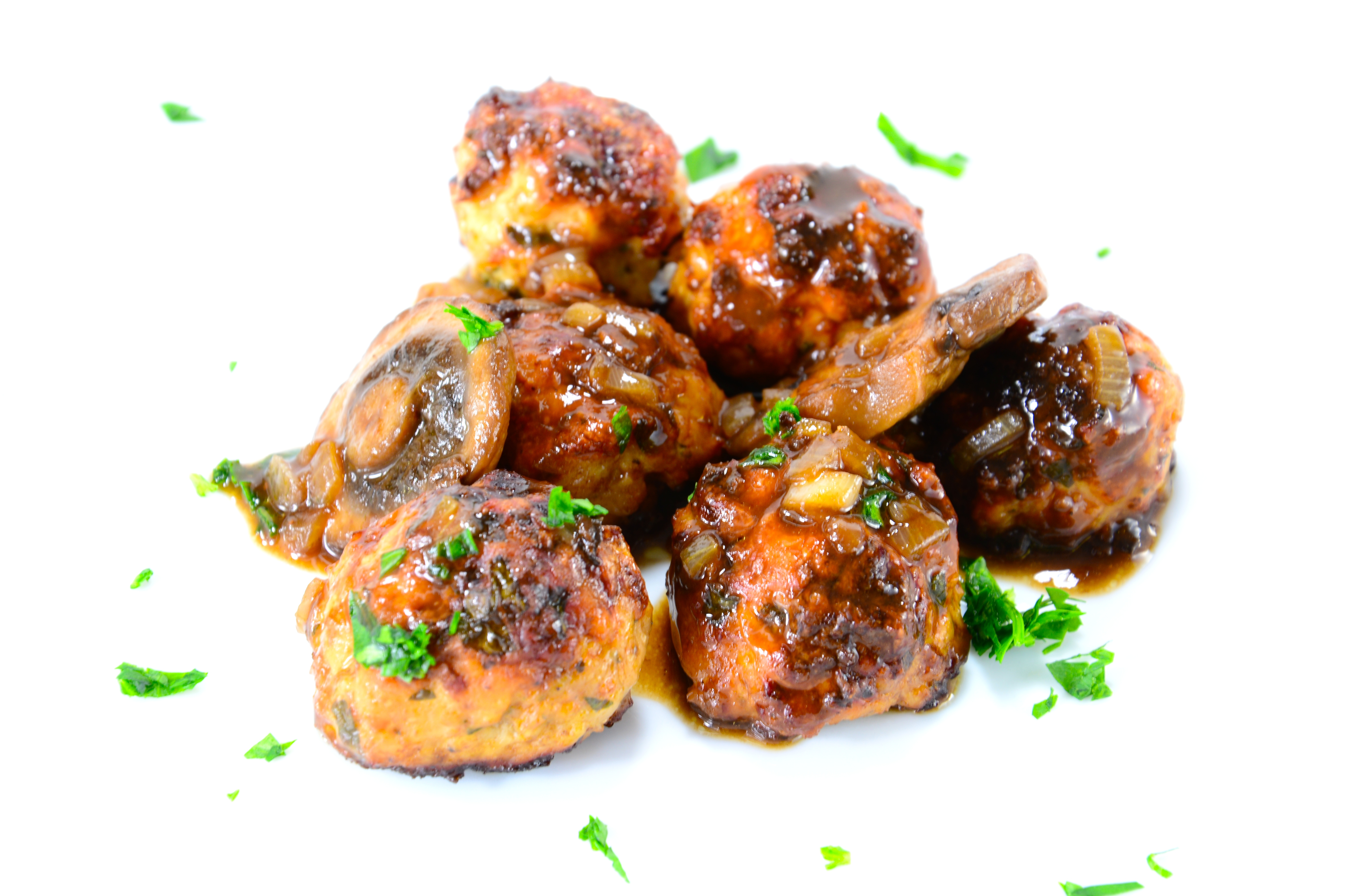 chicken marsala meatballs