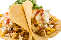 corn and cauliflower tacos