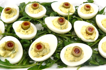 deviled eggs