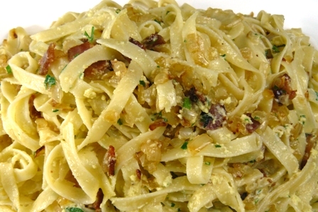 fettuccine carbonara