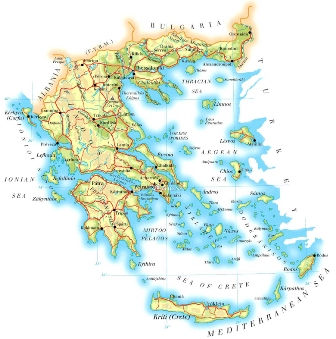 Greece map