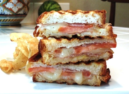 ham and cheese bocadillos