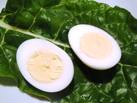 hard-boiled eggs