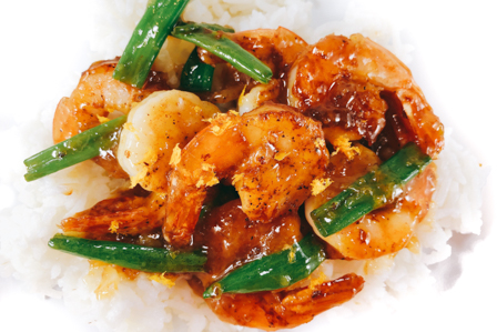 honey-ginger shrimp