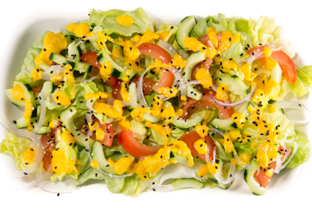 japanese restaurant-style salad
