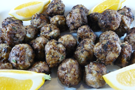 lamb meatballs (keftedes)