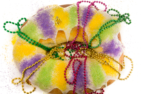 mardi gras king cake