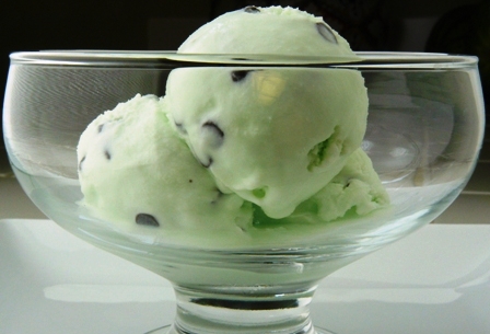 mint chip ice cream
