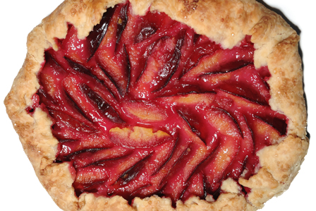 plum galette