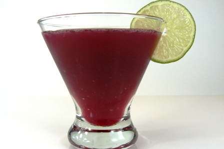 pomegranate kiss martini