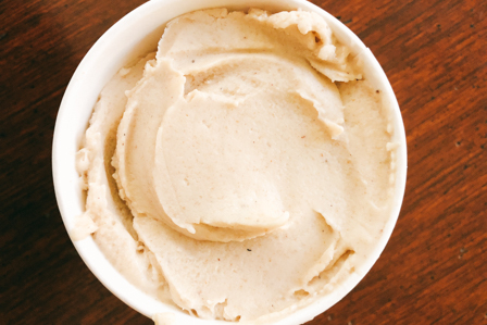 roasted banana bourban ice cream