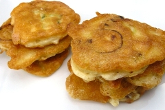 spring onion frittelle