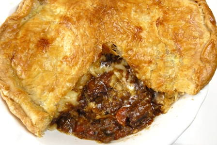 steak and guinness pie