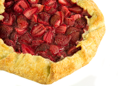 strawberry galette