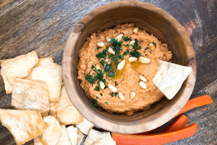 sun-dried tomato hummus