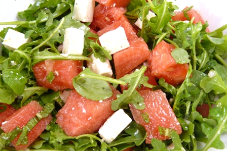 watermelon and feta salad